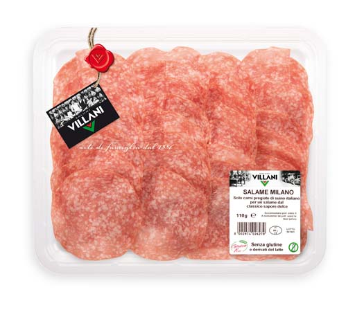 AFF. SALAME MILANO 110GR-CT8PZ VILLANI