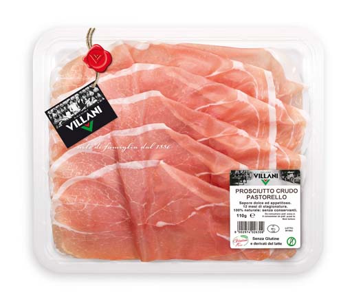 AFF.PROSCIUTTO PASTORELLO 110G-CT8P VILLANI