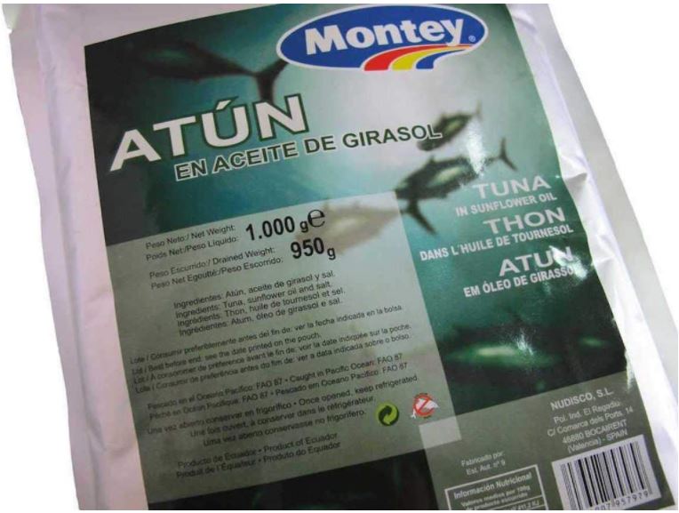 ATUN EN ACEITE 1 Kg. MONTEY