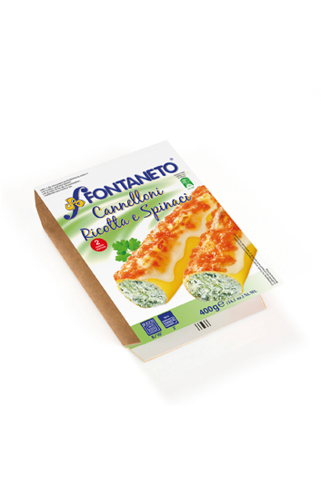 CANNELLONI MAGRO(ricotta/spinacci) 400grs. FONTANETO