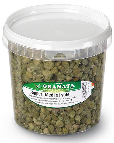 CAPPERI AL SALE 1,5 kg GRANATA