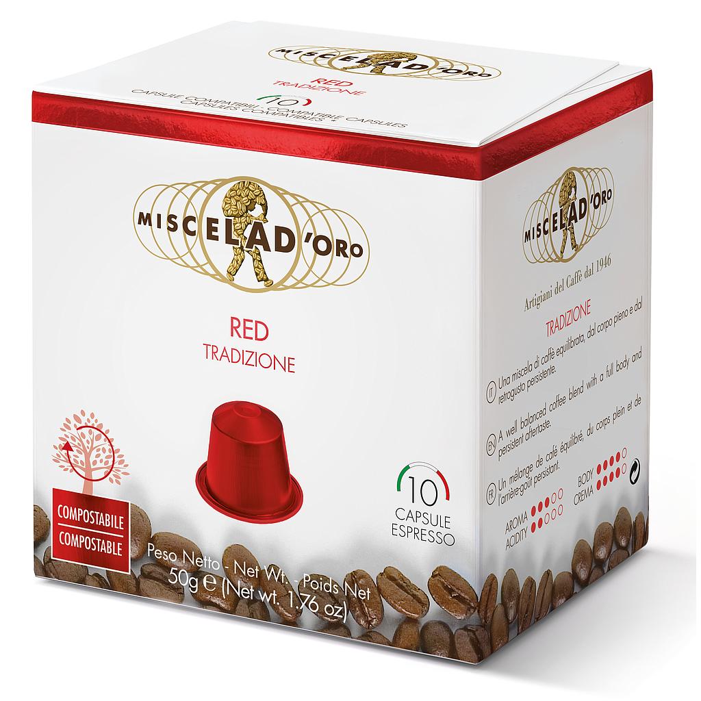 Caffè Miscela D'oro RED CAPSULE NES 10X5g