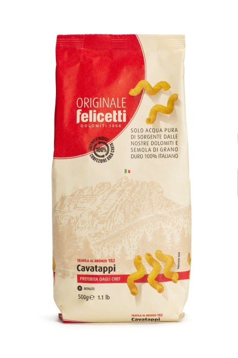 Cavatappi di Semola Pastificio Felicetti 500gr