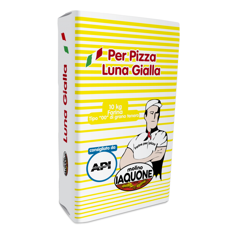 FARINA "00" Per Pizza "Luna Gialla" 25Kg W300-320 Iaquone