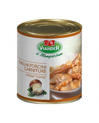 FUNGHI PORCINI TRIFOLATI 850gr GUARN CREMA  VIANDER