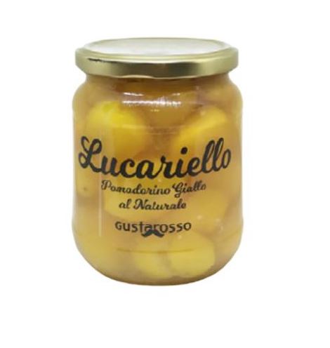 GUSTAROSSO- LUCARIELLO POM. GIALLO AL NATURALE VETRO 520GR*12