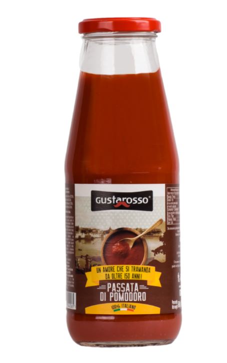 GUSTAROSSO- PASSATA POMODORO 680GR *12