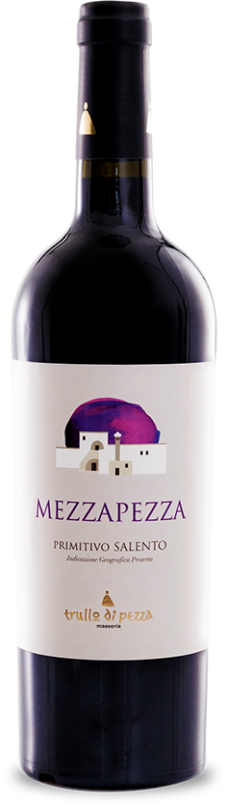 MEZZAPEZZA PRIMITIVO BIO TRULLO DI PEZZA IGP 0.75L *6