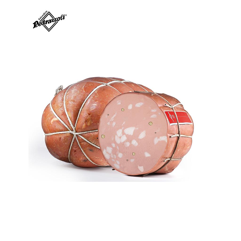 MORTADELLA BOLOGNA IGP (CON PISTACH (E/V) 1/2 - 3,5KG SALUMIFICIO PEDRAZZOLI (MANTOVA)