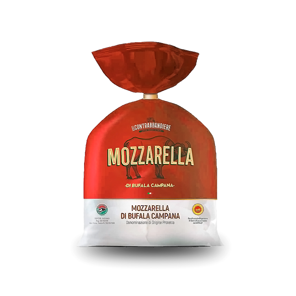 MOZZARELLA DI BUFALA DOP BOLSA (250GR x 12UDS) IL CONTRABBANDIERE