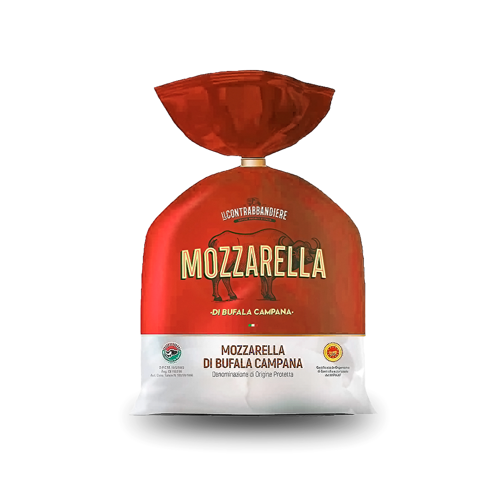MOZZARELLA DI BUFALA DOP BOLSA 250GR (CAJA 12UDS) - IL CONTRABBANDIERE