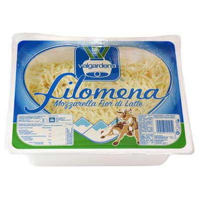 MOZZARELLA FILOMENA JULIENNE VASCHETTA 2.5KG*4 VALGARDENA             