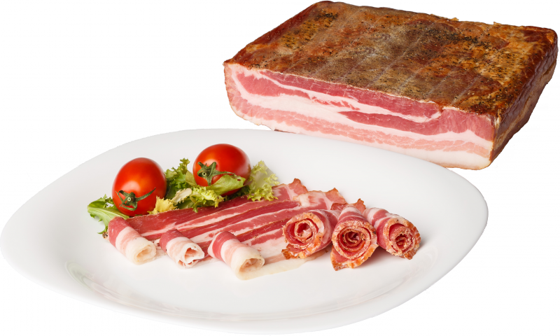 PANCETTA TESA CRUDA PEPATA 130GR (LONCHEADA) - Il Contrabbandiere