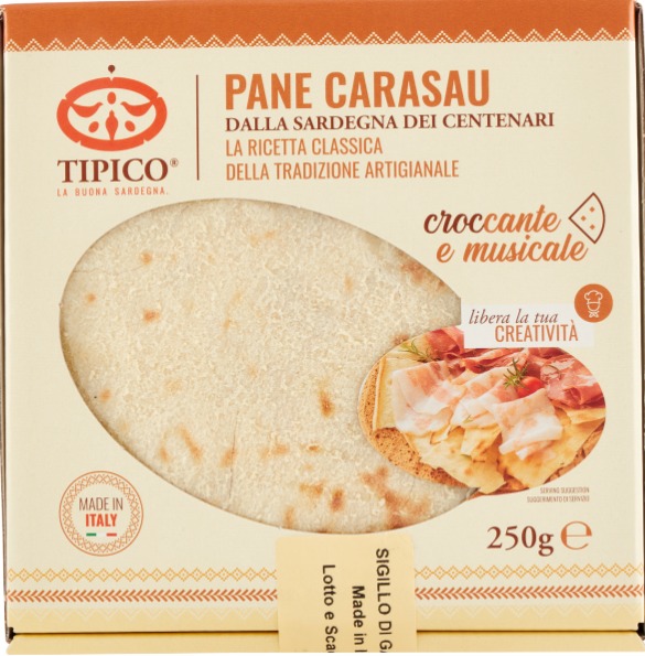 PANE CARASAU ASTUCCIO (250GR *15)