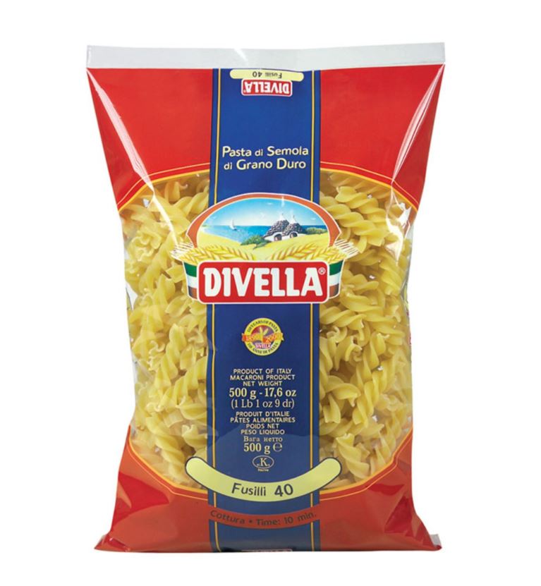 PASTA DIVELLA FUSILLI 24X 500gr (Nº 40)