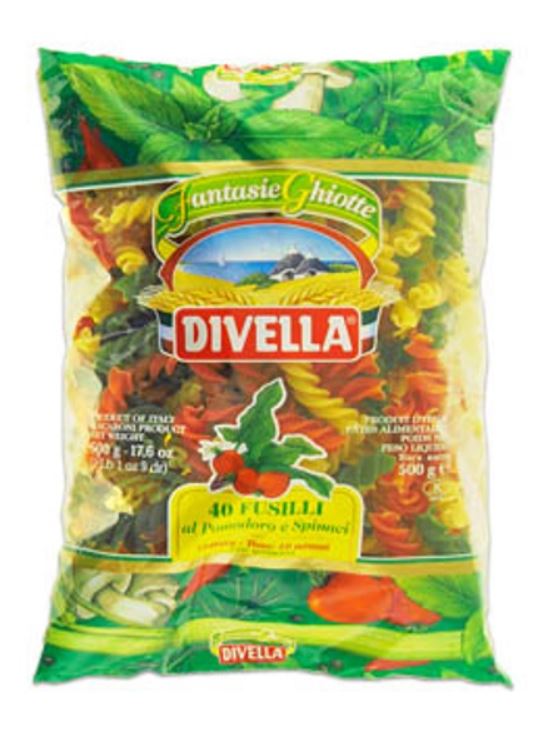 PASTA DIVELLA FUSILLI POMODO E SPINACI *24