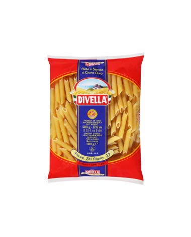 PASTA DIVELLA PENNE ZITI RIGATE 24X 500GR (Nº 27)