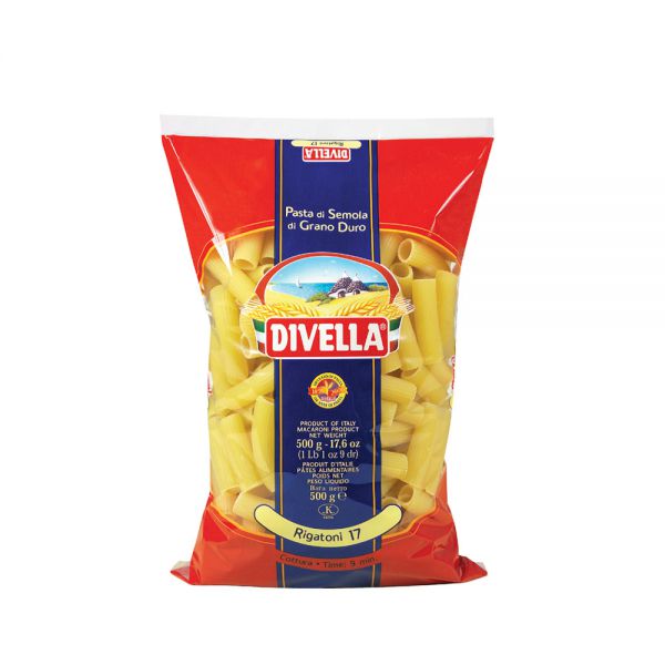 PASTA DIVELLA RIGATONI 24X 500GR (Nº 17)