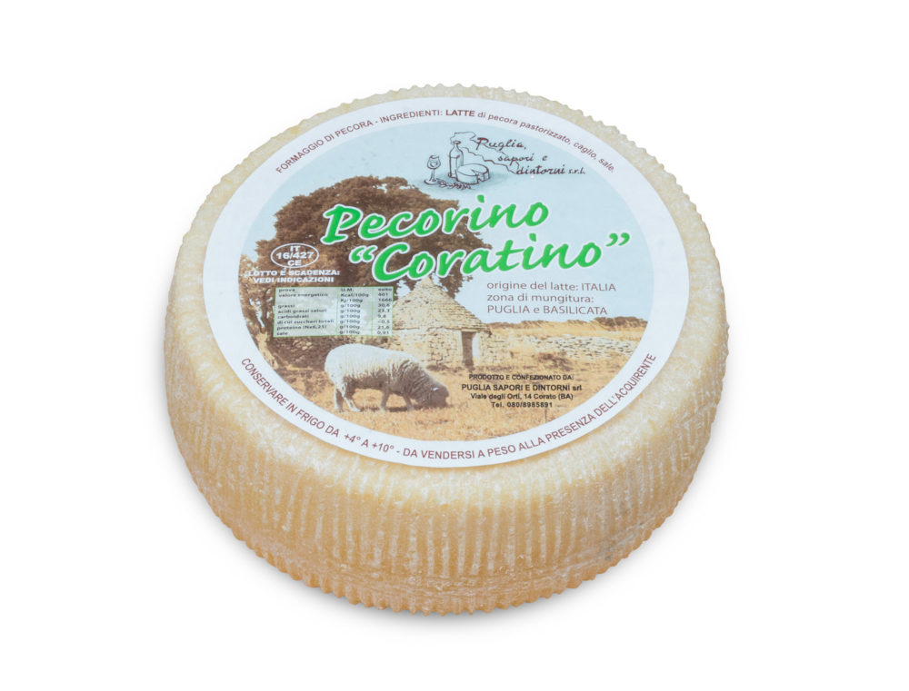 PECORINO CORATINO 2,2Kg APROX "CORATINO"