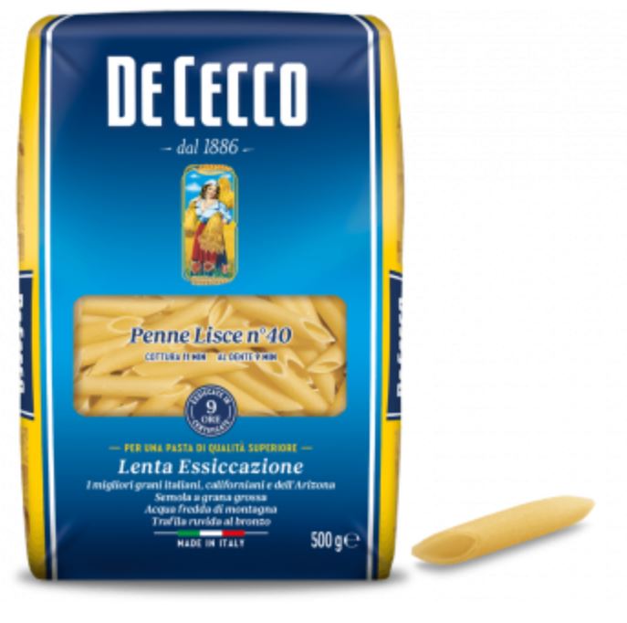 PENNE LISCE nº40 500g*24 DE CECCO