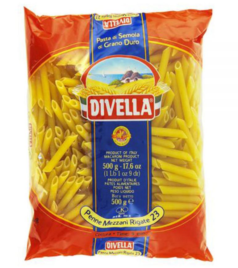 PENNE MEZZANI RIGATE DIVELLA 500GR Nº23