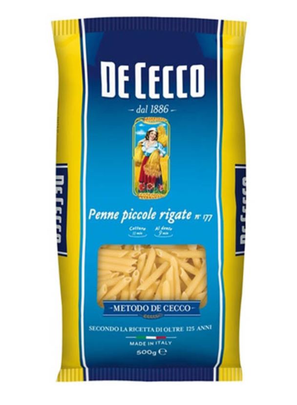 PENNE PICCOLE RIGATE nº177 500g*24 DE CECCO