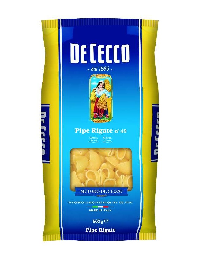 PIPE RIGATE Nº49 500g*24 DE CECCO