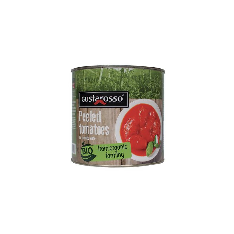 POMODORI PELATI BIO 2,5KG*6 "GUSTAROSSO"