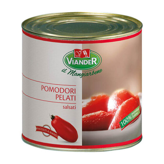 POMODORI PELATI SALSATI NAPOLI VIANDER