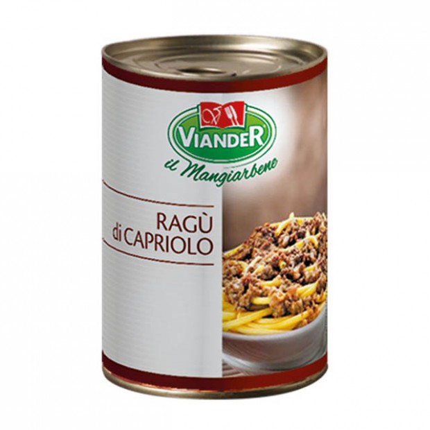 RAGU DI CAPRIOLO *12 400GR VIANDER