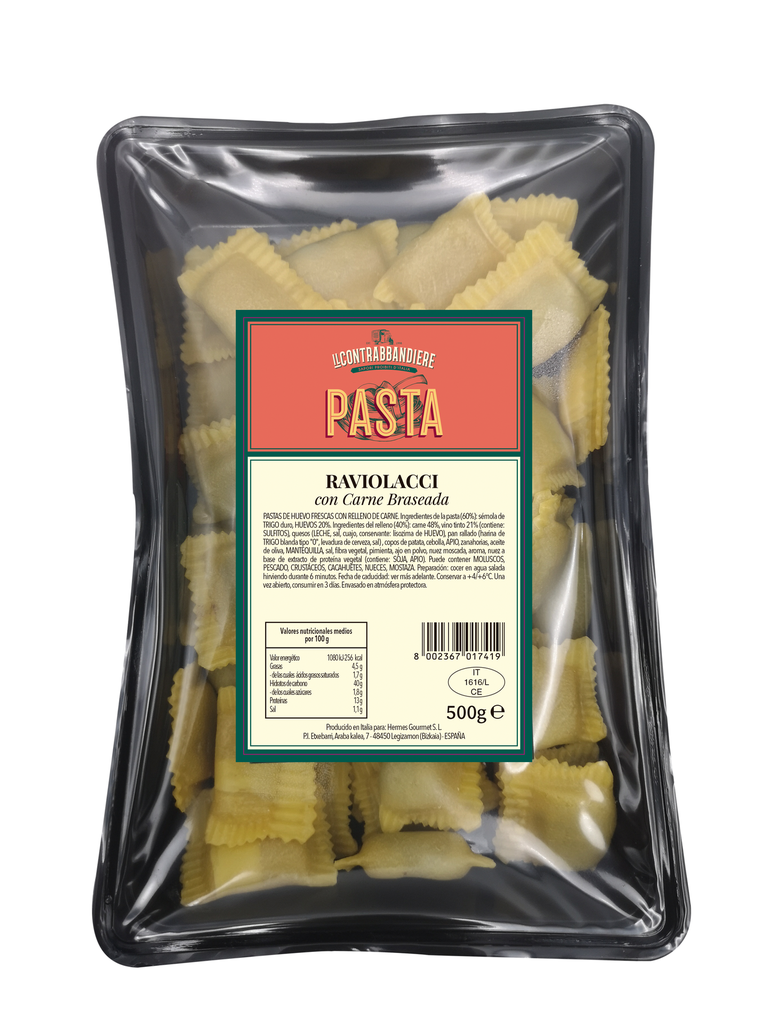 RAVIOLACCI AL BRASATO 500G