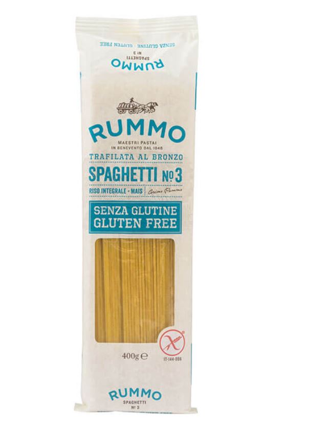 SPAGHETTI N.3 GR.400 S/GLUTINE RUMMO (CT=12PZ)