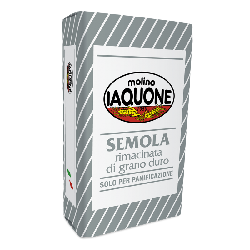 SEMOLA DI GRANO DURO RIMACINATA 25 KG IAQUONE