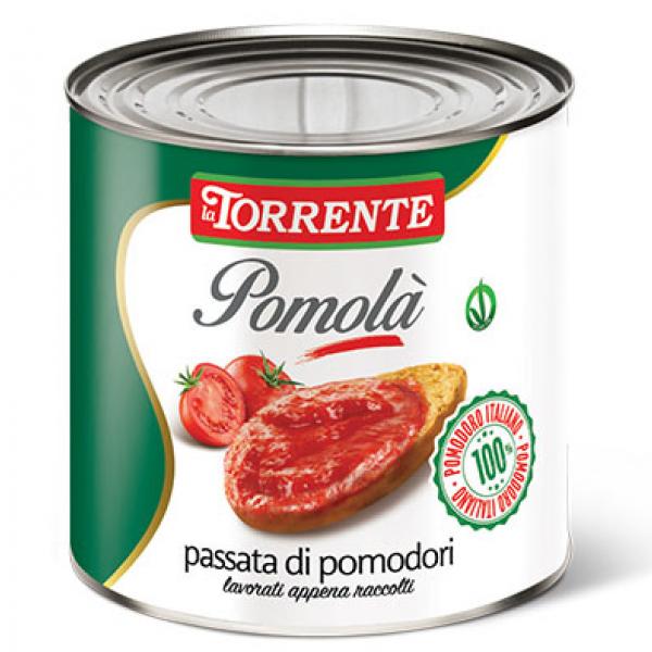 PASSATA DI POMODORO LATTA "POMOLA" (2,55KG X 6) LA TORRENTE