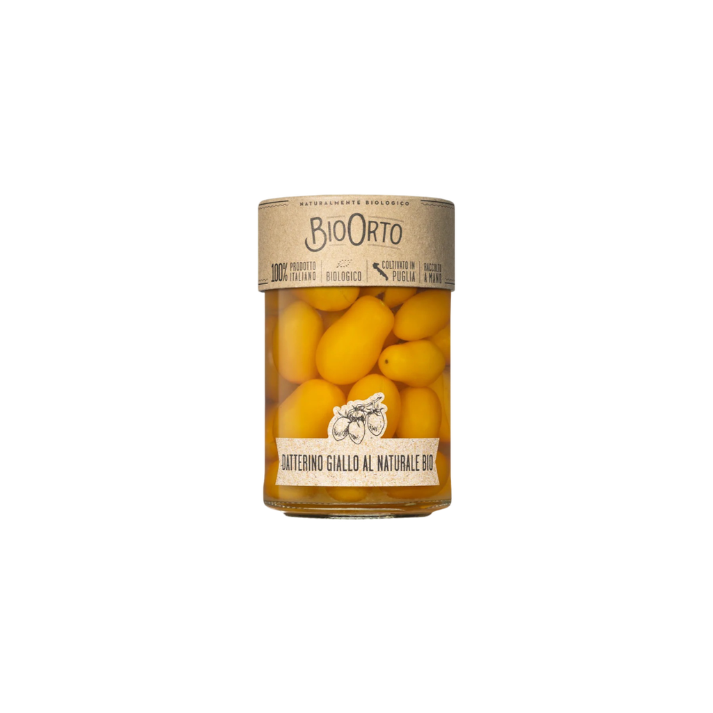 POMODORO DATTERINO GIALLO AL NATURALE (350gr x 6) BIOORTO