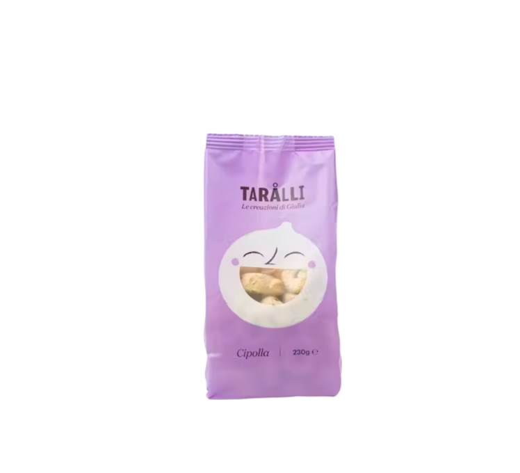 TARALLI CIPOLLA 230G (20UDS) - CREAZIONI DI GIULIA