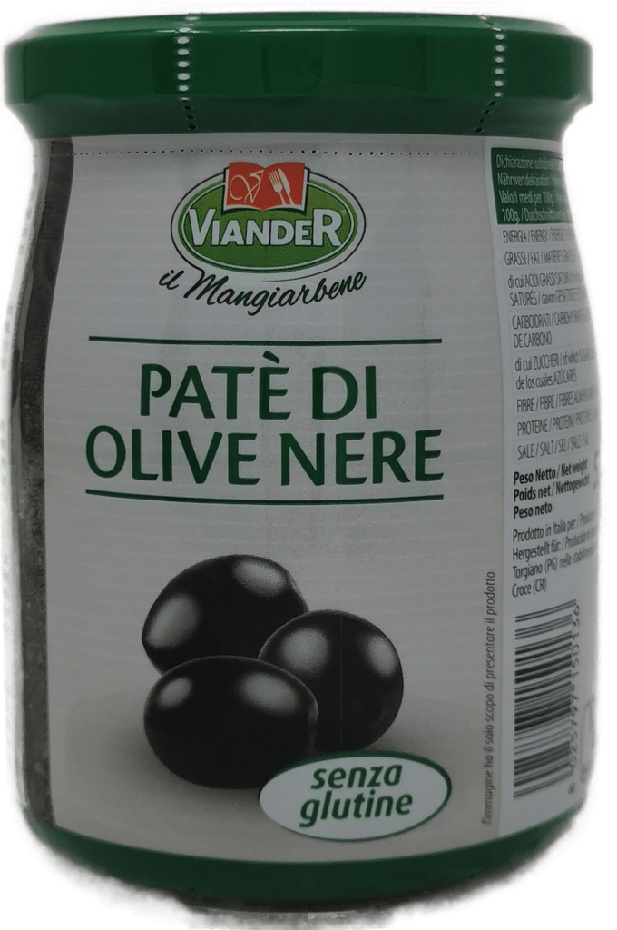 CREMA PATE OLIVE NERE VIANDER 580gr (6)