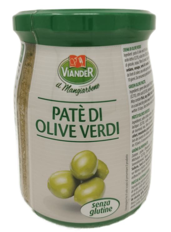 CREMA PATE OLIVE VERDE 580GR-VIANDER