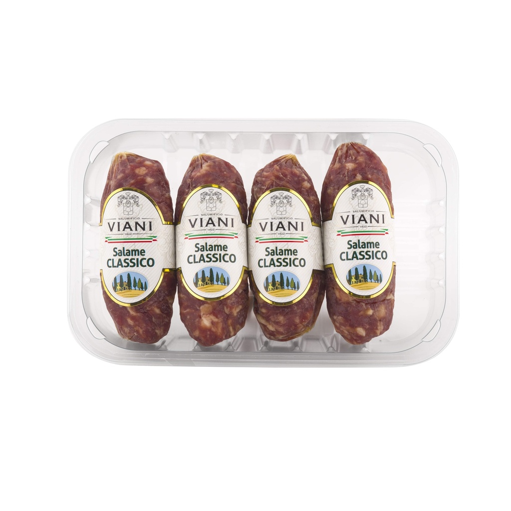 SALAME CLASSICO 150g x 4pz vaschetta atp 600g Aprox VIANI