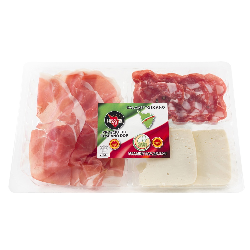 TRIS Pros DOP, Salame, Finoc IGP 120g pf VIANI