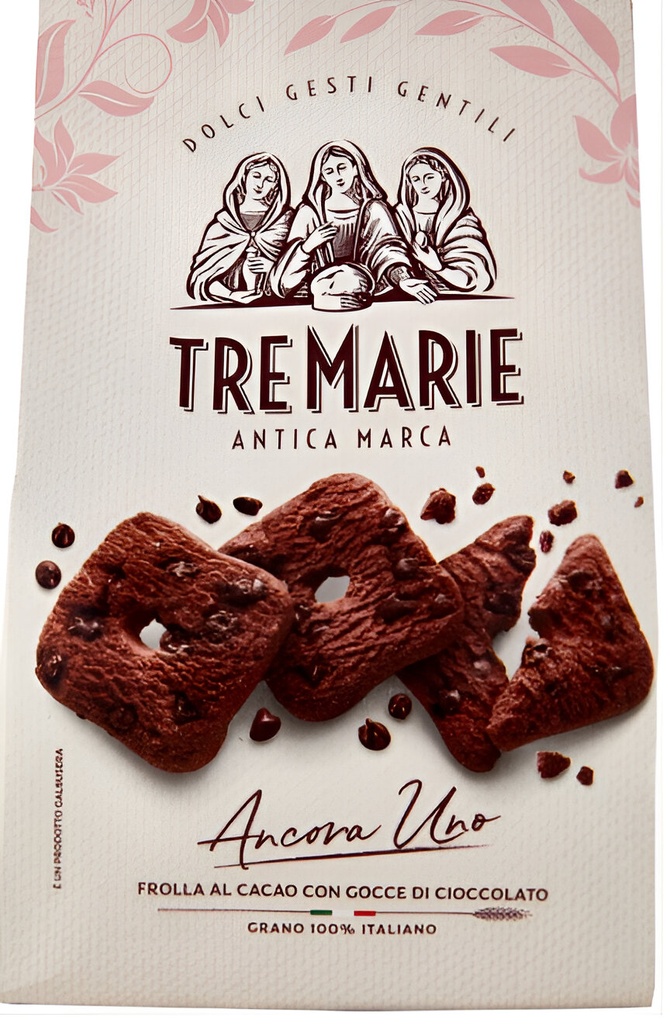 TRE MARIE BISCOTTI FROLLA AL CACAO CON GOCCE DI CIOCCOLATO 315 GR