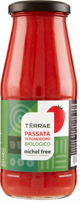 TERRAE PASSATA DI POMODORO BIO NICHEL FREE 420 GR