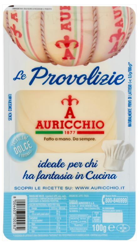 AURICCHIO PROVOLIZIE FETTE DOLCI 100 GR