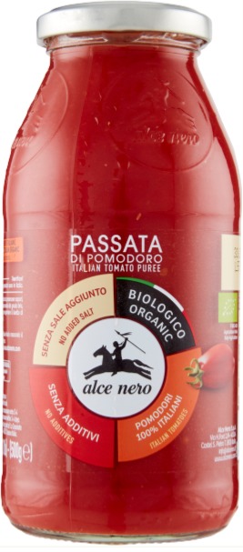 PASSATA POMODORO BIO 500 GR ALCENERO