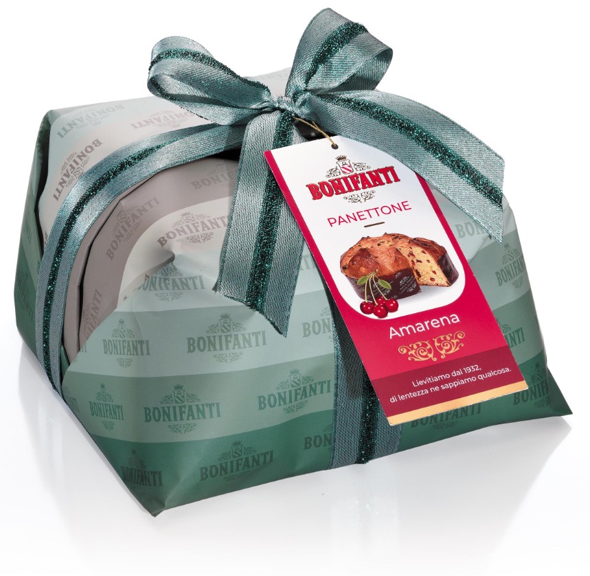 PANETTONE AMARENA INCARTO 750G 1x6 BONIFANTI