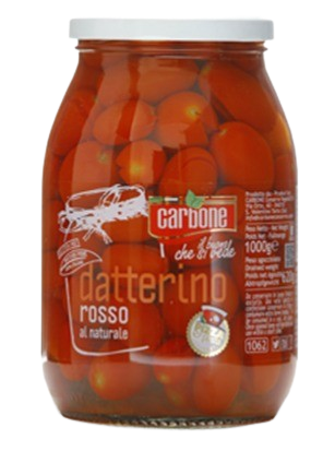 POMODORINO DATTERINO ROSSO AL NATURALE 950 GR CARBONE