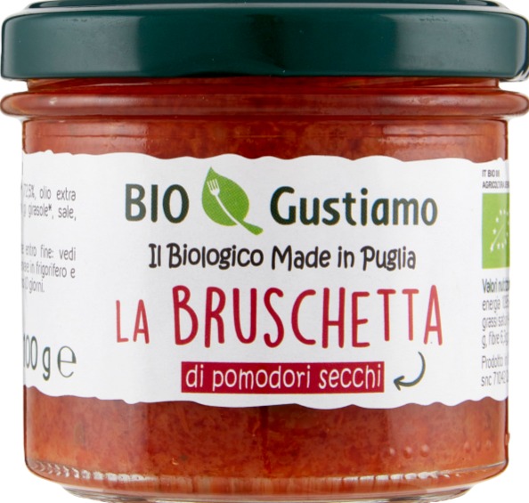 CREMA DI POMODORI SECCHI 100 GR (X 6) BIO GUSTIAMO