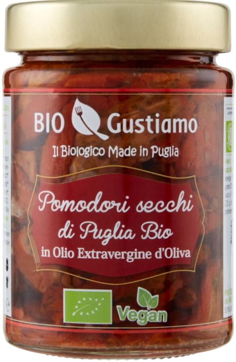 POMODORI SECCHI IN OLIO EXTRAVERGINE D'OLIVA 280 (X 5) GR BIO GUSTIAMO