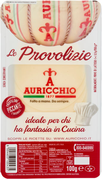 AURICCHIO PROVOLIZIE FETTE PICCANTI 100 GR