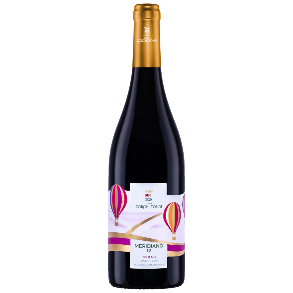 DOC Sicilia Rosso 'MERIDIANO 12' Syrah 2023 - - TENUTA GORGHI TONDI 